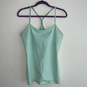 Lululemon Mint Green Power Y Racerback Tank Top. Size 12